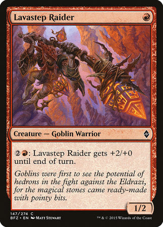 Lavastep Raider [Battle for Zendikar] | Mega City Incorporated