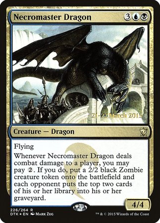 Necromaster Dragon [Dragons of Tarkir Promos] | Mega City Incorporated