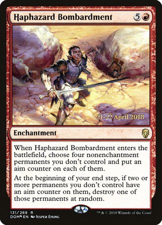 Haphazard Bombardment [Dominaria Promos] | Mega City Incorporated