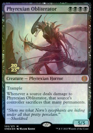 Phyrexian Obliterator [Phyrexia: All Will Be One Prerelease Promos] | Mega City Incorporated