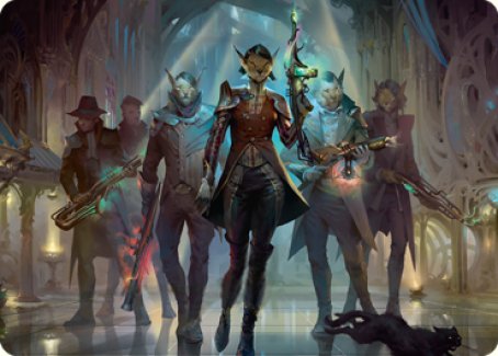 Family's Favor Art Card [Streets of New Capenna Art Series] | Mega City Incorporated
