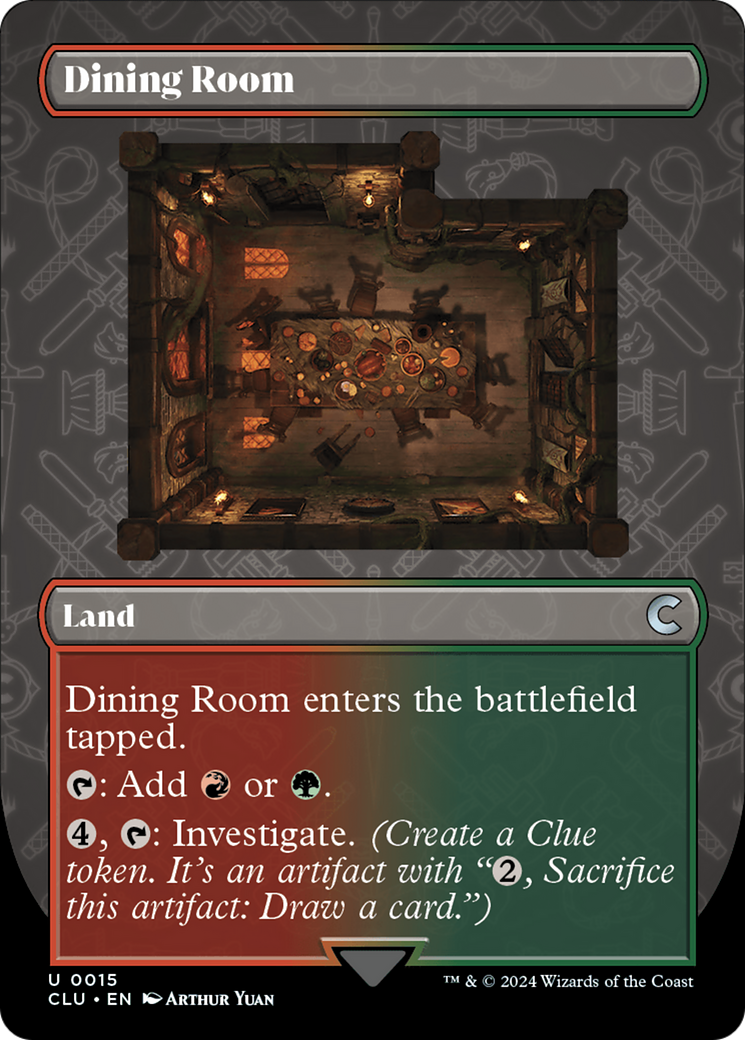 Dining Room (Borderless) [Ravnica: Clue Edition] | Mega City Incorporated