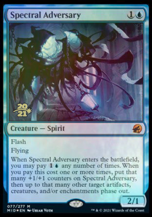Spectral Adversary [Innistrad: Midnight Hunt Prerelease Promos] | Mega City Incorporated