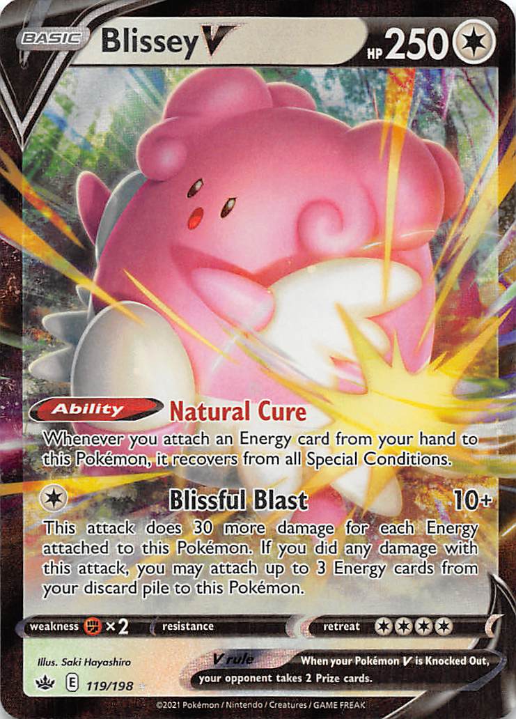 Blissey V (119/198) [Sword & Shield: Chilling Reign] | Mega City Incorporated