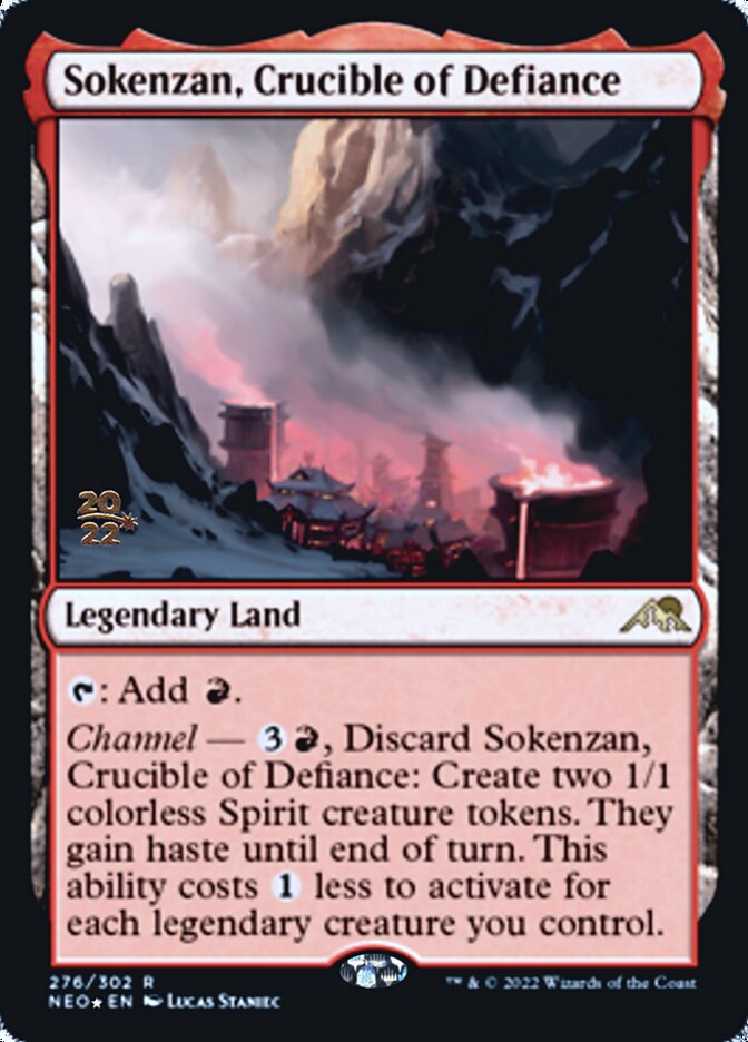 Sokenzan, Crucible of Defiance [Kamigawa: Neon Dynasty Prerelease Promos] | Mega City Incorporated