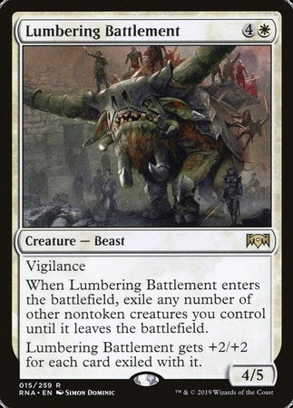 Lumbering Battlement [Ravnica Allegiance] | Mega City Incorporated