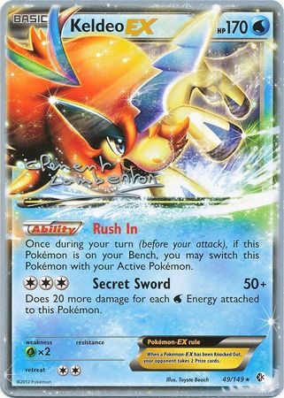 Keldeo EX (49/149) (Anguille Sous Roche - Clement Lamberton) [World Championships 2013] | Mega City Incorporated