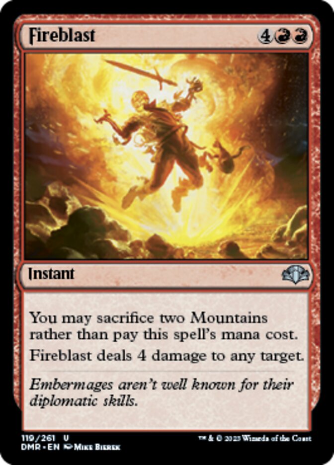 Fireblast [Dominaria Remastered] | Mega City Incorporated