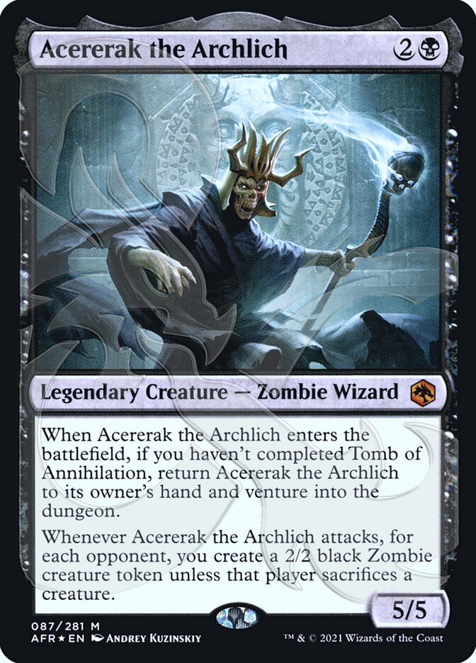 Acererak the Archlich (Ampersand Promo) [Dungeons & Dragons: Adventures in the Forgotten Realms Promos] | Mega City Incorporated