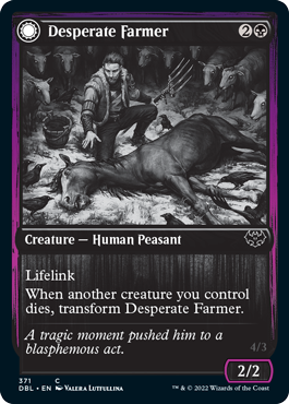 Desperate Farmer // Depraved Harvester [Innistrad: Double Feature] | Mega City Incorporated