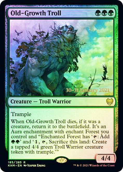 Old-Growth Troll  [Kaldheim Prerelease Promos] | Mega City Incorporated