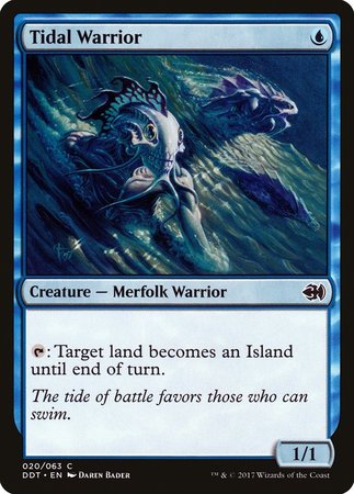 Tidal Warrior [Duel Decks: Merfolk vs. Goblins] | Mega City Incorporated