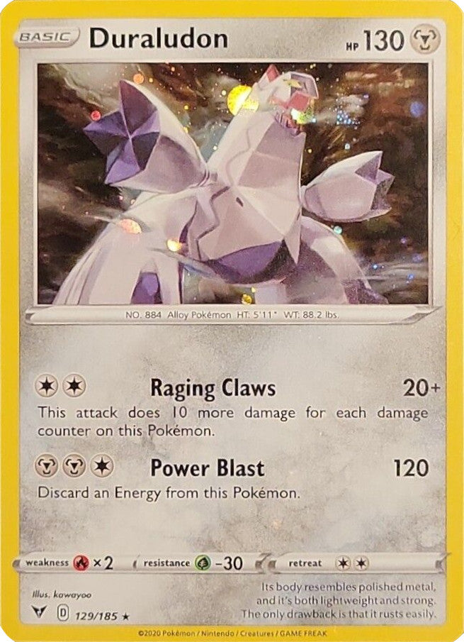 Duraludon (129/185) (Cosmos Holo) [Sword & Shield: Vivid Voltage] | Mega City Incorporated