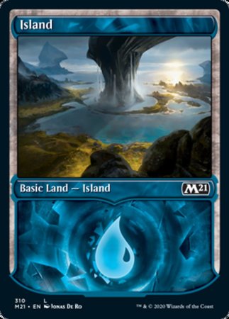 Island (Showcase) [Core Set 2021] | Mega City Incorporated