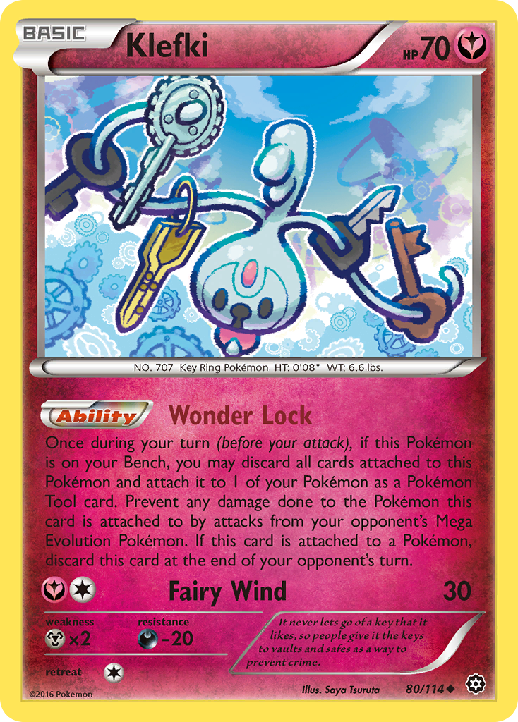 Klefki (80/114) [XY: Steam Siege] | Mega City Incorporated