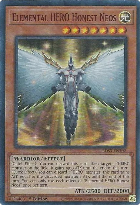 Elemental HERO Honest Neos (Red) [LDS3-EN102] Ultra Rare | Mega City Incorporated