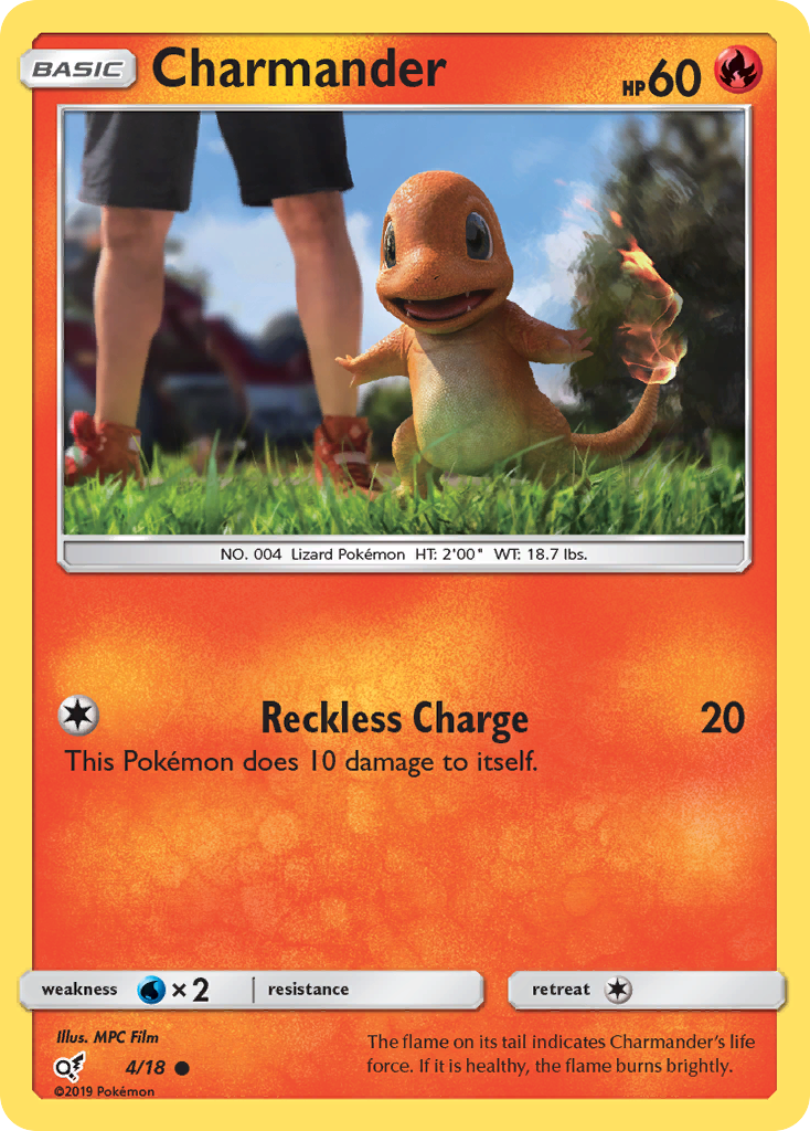 Charmander (4/18) [Sun & Moon: Detective Pikachu] | Mega City Incorporated