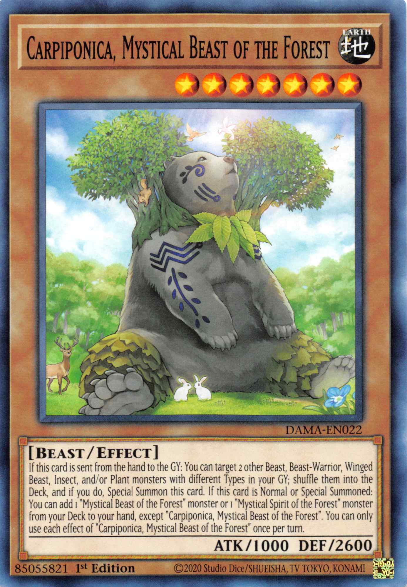 Carpiponica, Mystical Beast of the Forest [DAMA-EN022] Common | Mega City Incorporated