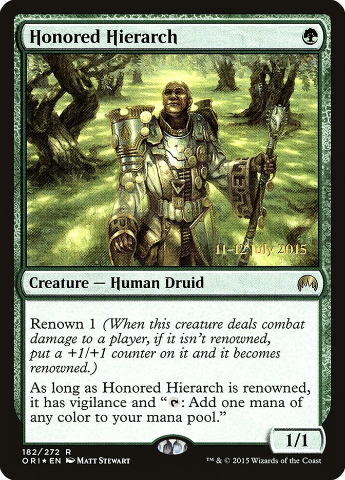 Honored Hierarch [Magic Origins Prerelease Promos] | Mega City Incorporated