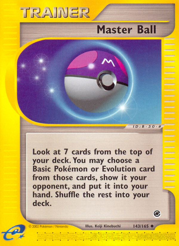 Master Ball (143/165) [Expedition: Base Set] | Mega City Incorporated