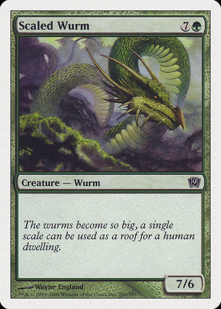Scaled Wurm [Ninth Edition] | Mega City Incorporated