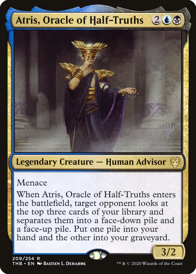 Atris, Oracle of Half-Truths (Promo Pack) [Theros Beyond Death Promos] | Mega City Incorporated