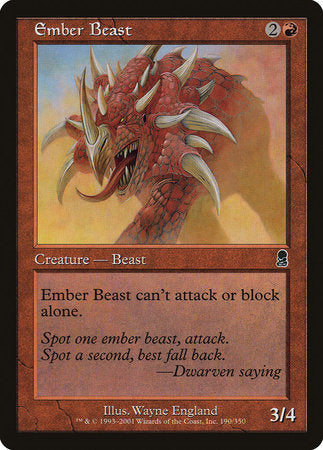 Ember Beast [Odyssey] | Mega City Incorporated