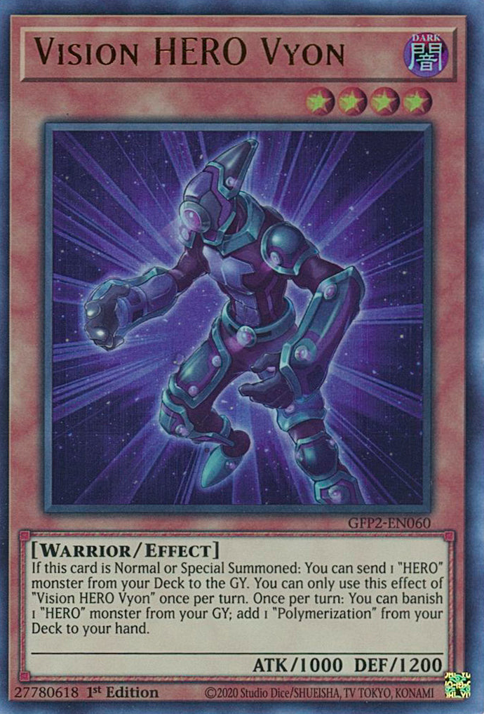 Vision HERO Vyon [GFP2-EN060] Ultra Rare | Mega City Incorporated