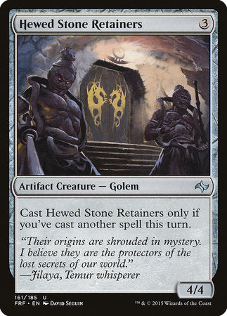 Hewed Stone Retainers [Fate Reforged] | Mega City Incorporated