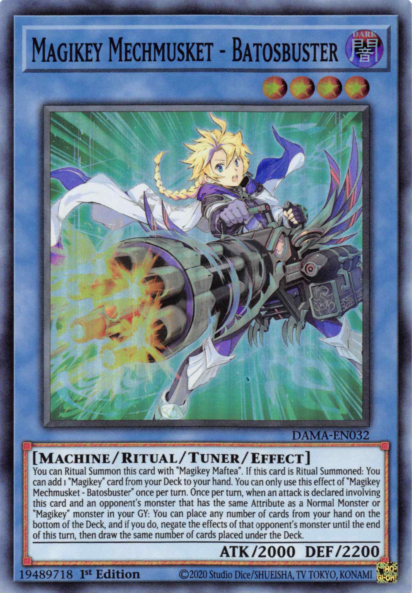 Magikey Mechmusket - Batosbuster [DAMA-EN032] Super Rare | Mega City Incorporated