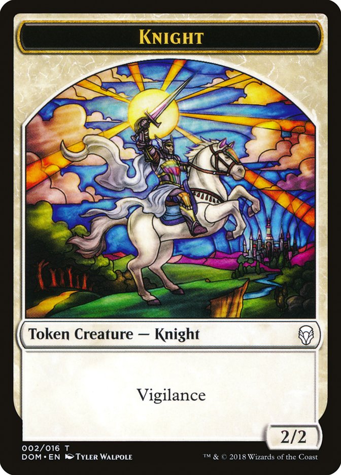 Knight (002/016) [Dominaria Tokens] | Mega City Incorporated