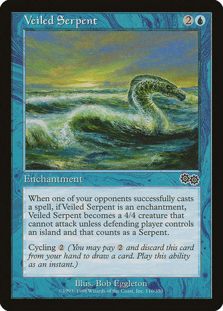 Veiled Serpent [Urza's Saga] | Mega City Incorporated