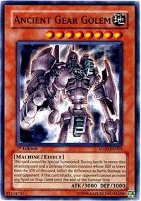 Ancient Gear Golem [SD10-EN012] Common | Mega City Incorporated