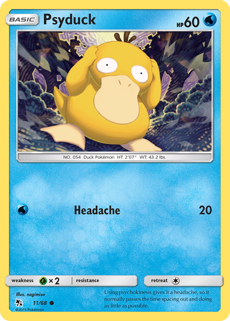 Psyduck (11/68) [Sun & Moon: Hidden Fates] | Mega City Incorporated