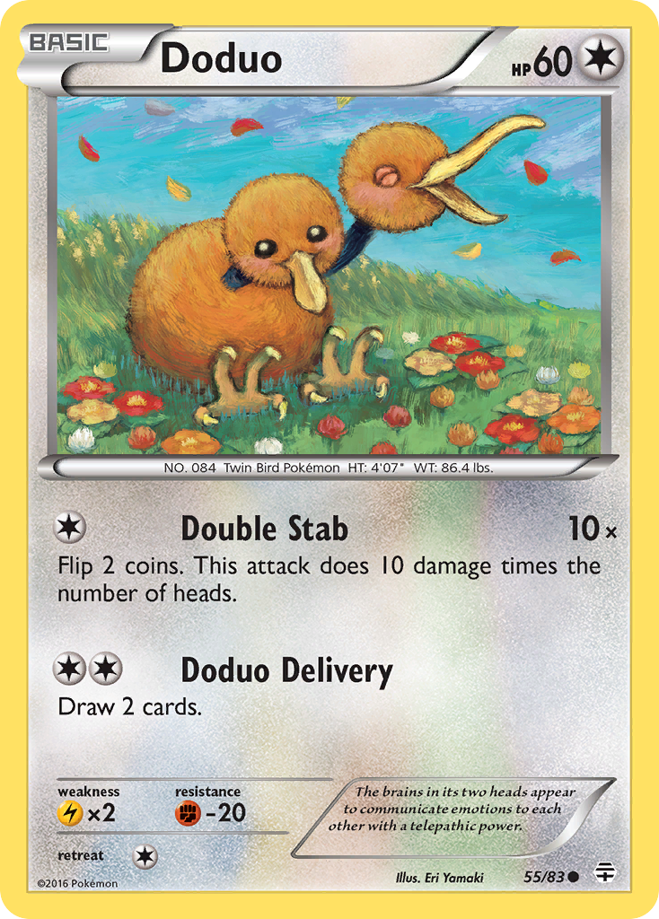 Doduo (55/83) [XY: Generations] | Mega City Incorporated