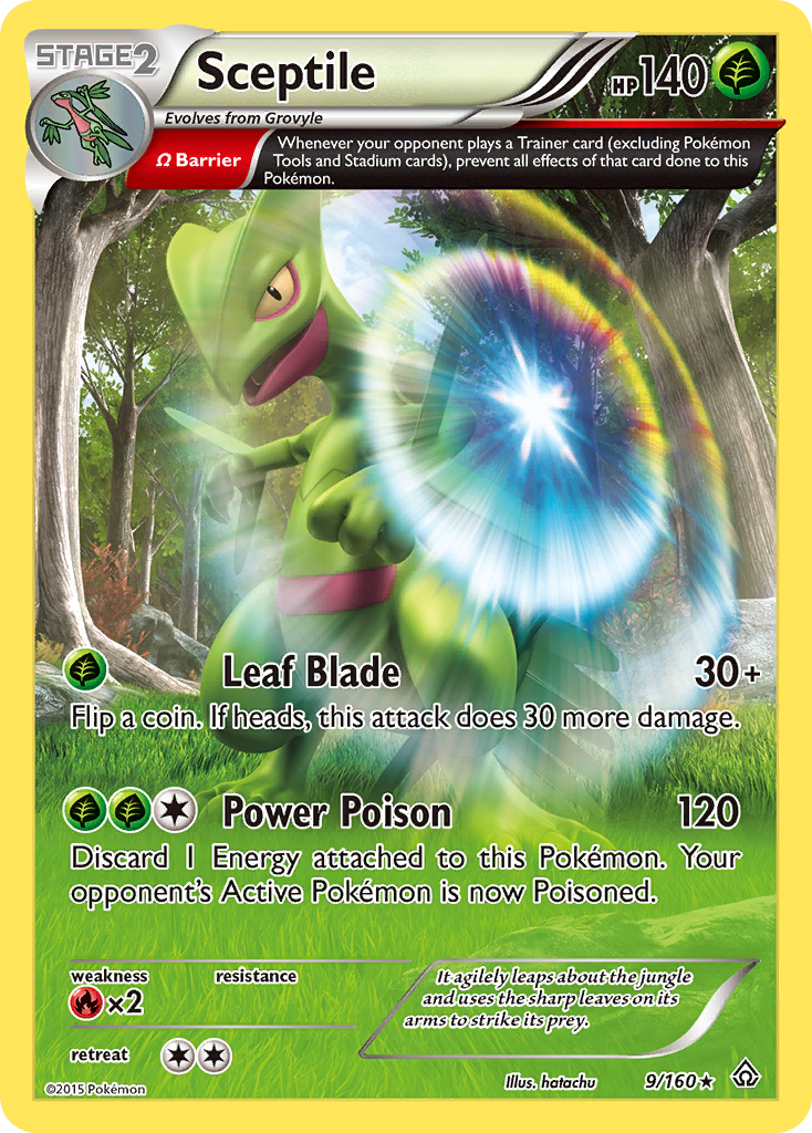 Sceptile (9/160) [XY: Primal Clash] | Mega City Incorporated