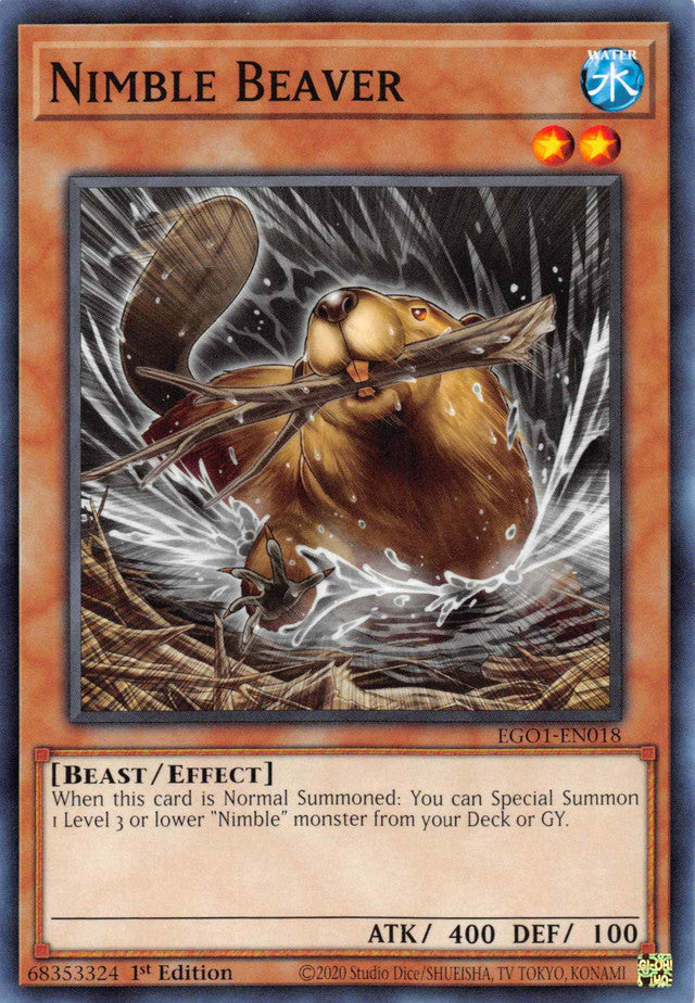Nimble Beaver [EGO1-EN018] Common | Mega City Incorporated
