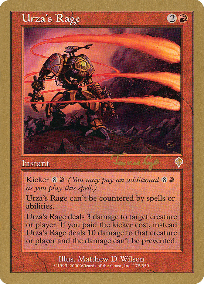 Urza's Rage (Tom van de Logt) [World Championship Decks 2001] | Mega City Incorporated