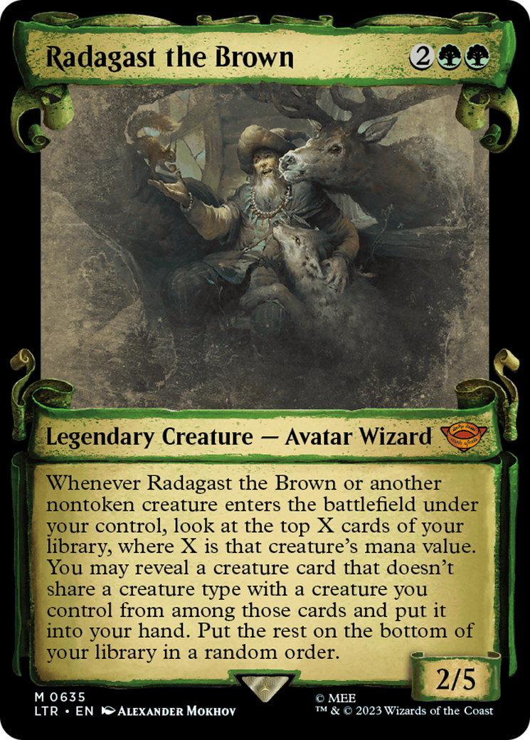 Radagast the Brown [The Lord of the Rings: Tales of Middle-Earth Showcase Scrolls] | Mega City Incorporated