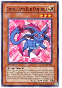 Crystal Beast Ruby Carbuncle [FOTB-EN001] Common | Mega City Incorporated