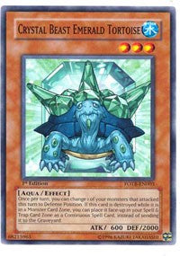 Crystal Beast Emerald Tortoise [FOTB-EN003] Common | Mega City Incorporated