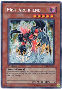 Mist Archfiend [FOTB-EN064] Secret Rare | Mega City Incorporated