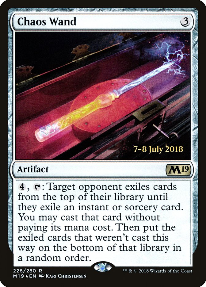Chaos Wand  [Core Set 2019 Prerelease Promos] | Mega City Incorporated