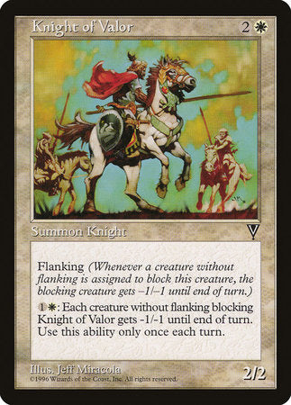 Knight of Valor [Visions] | Mega City Incorporated