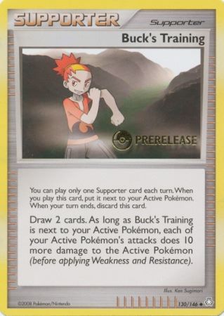 Bucks Training (130/146) (Prerelease Promo) [Diamond & Pearl: Legends Awakened] | Mega City Incorporated