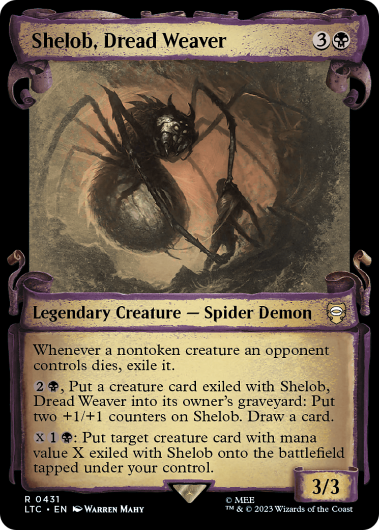 Shelob, Dread Weaver [The Lord of the Rings: Tales of Middle-Earth Commander Showcase Scrolls] | Mega City Incorporated