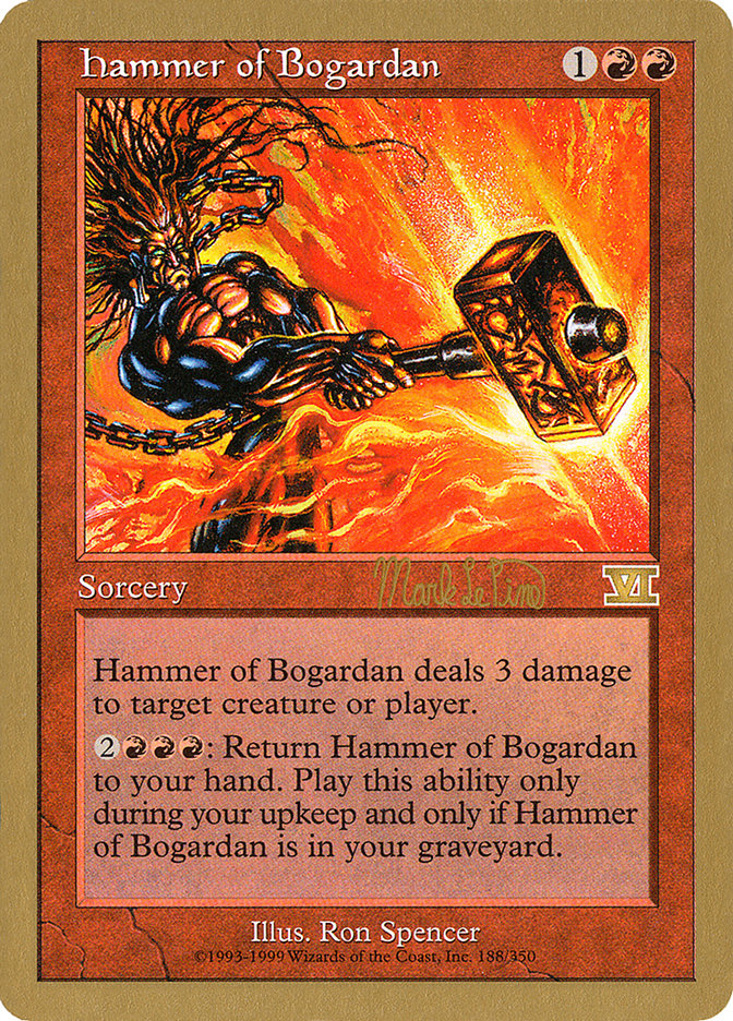 Hammer of Bogardan (Mark Le Pine) [World Championship Decks 1999] | Mega City Incorporated