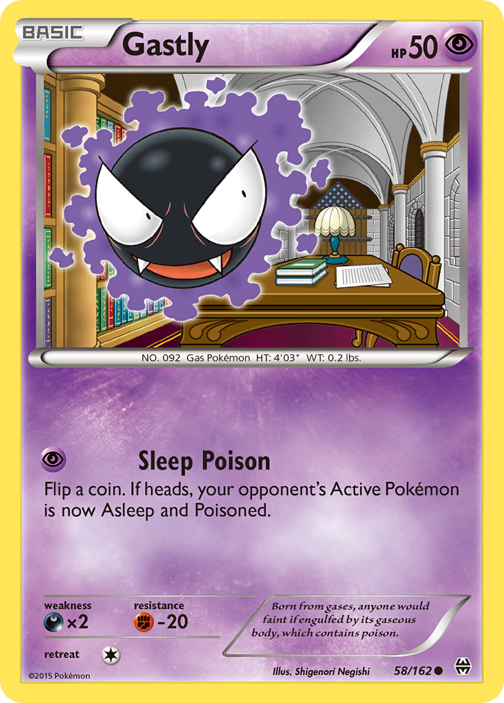 Gastly (58/162) [XY: BREAKthrough] | Mega City Incorporated