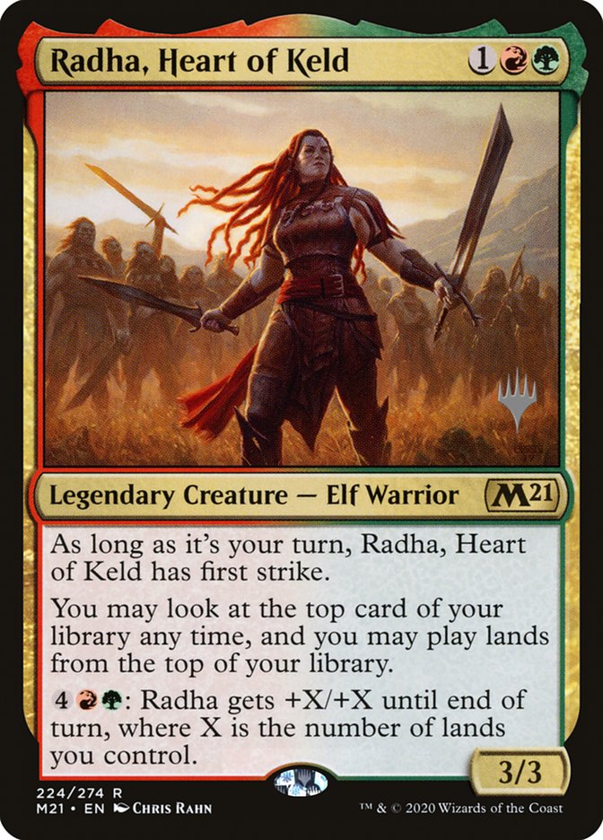 Radha, Heart of Keld (Promo Pack) [Core Set 2021 Promos] | Mega City Incorporated