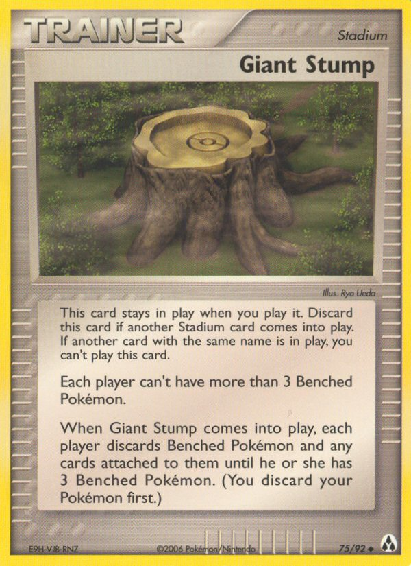 Giant Stump (75/92) [EX: Legend Maker] | Mega City Incorporated